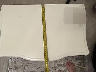 тумбы буу: Керебеттин жанындагы тумба, Колдонулган, Күзгүсүз, түсү - Ак, Башка материал, Өзү алып кетүү — 6