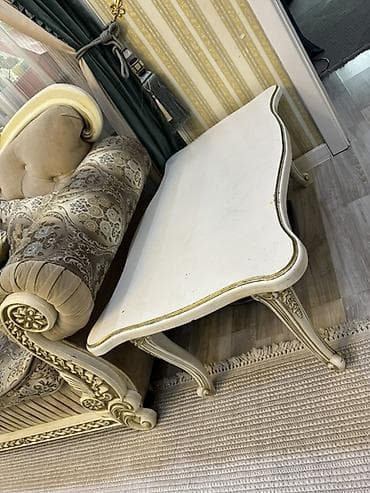 Офисная мебель: Комплект мягкой мебели, Б/у, Самовывоз, цвет - Бежевый — 3