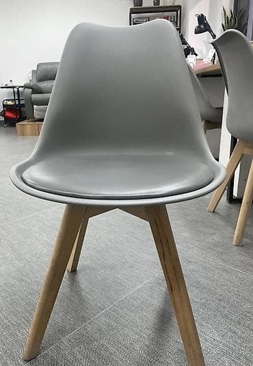 Стулья для кухни: Стул для кухни, Пластик, цвет - Серый — 1