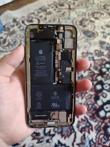 ipone 7: IPhone X, Б/у, 256 ГБ, Белый, Защитное стекло, Чехол, 100 % — 3