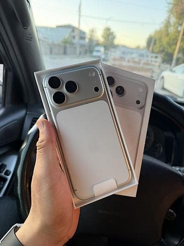 iphone про: IPhone 17 Pro Max, Б/у, 256 ГБ, Matte Silver, 100 % — 2
