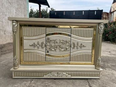 сундук ручной работы: Сундук, Новый, Для приданого невесты, Дерево, Самовывоз, цвет - Золотой — 1