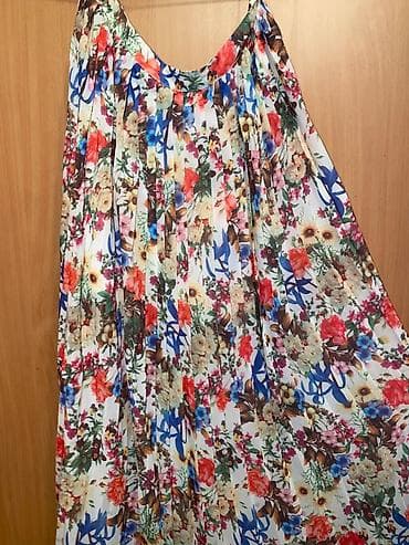 платья из китая: Повседневное платье, Китай, Лето, Длинная модель, Полиэстер, Прямое, Стандарт — 3