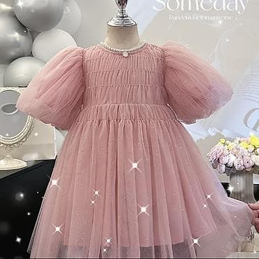 rainbow high: Детское платье, цвет - Розовый, Б/у — 1