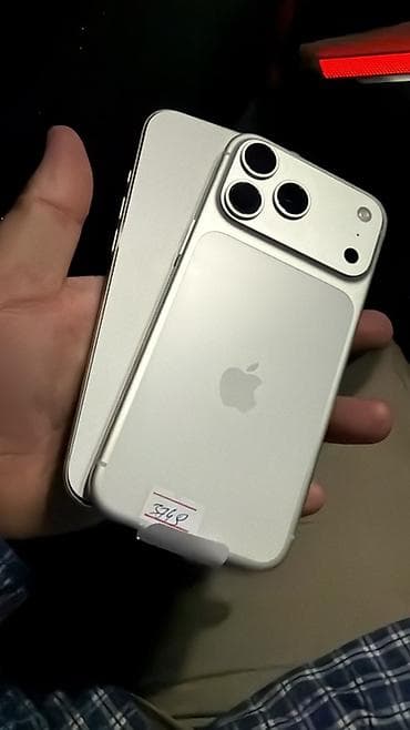 redmi note 7: IPhone 17 Pro Max, Б/у, 256 ГБ, Matte Silver, 100 % — 2