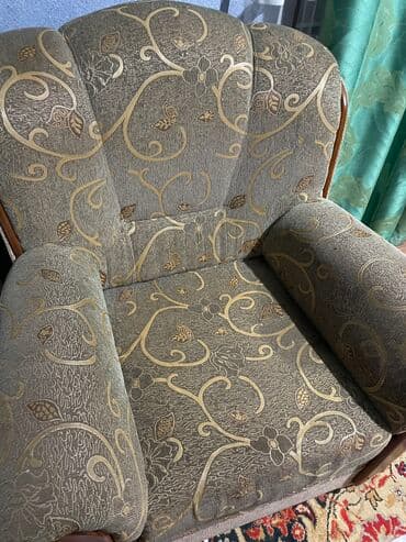 бу спальный гарнитур бишкек цены: Диван + 2 кресла. Б/у. Диван выдвижной, есть впадины посередине(где в — 3