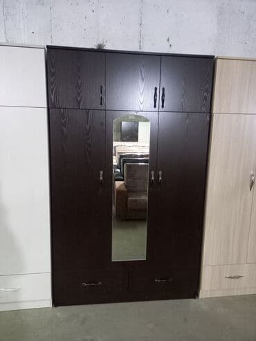 шкаф 3 дверные: Шкаф для одежды, Новый, Прямой, ЛДСП — 5