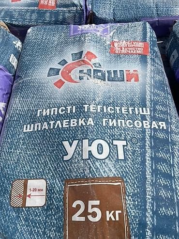 гипс форма: Гипсовая шпаклевка «Уют» в мешке весом 25 кг. Предназначена для — 1