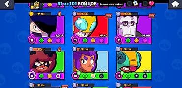 micro sd card: Игровой аккаунт Brawl Stars Основные параметры: - Трофеи: 24 964 — 7
