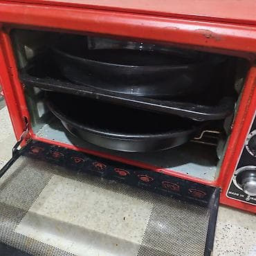 духовка для кафе: Мини-печь Dauscher (Made in Turkey), красный корпус. Основные — 6