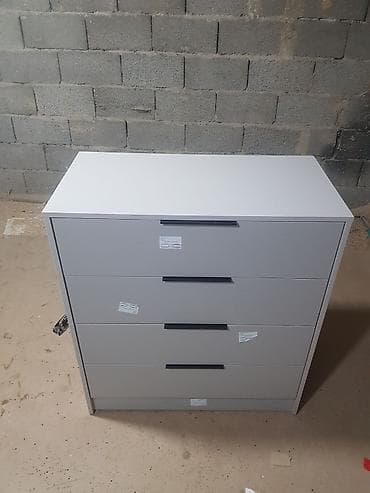 детские: Комод для одежды, Без зеркала, ЛДСП, цвет - Серый, Самовывоз — 2