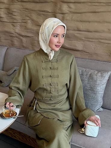 китайская национальная одежда: Костюм женский в китайском стиле — 2