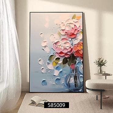 декор для салона: Картины разные размеры 100 см на 100см, 40/ 60 50/70, 80/20 — 3