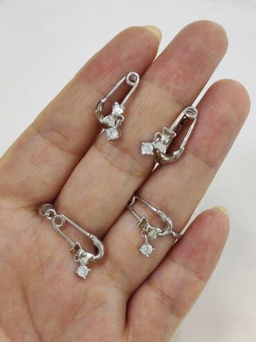 свадебные платья от производителя: Новая коллекция Комплект Булавка Серебро 925 пробы Цена 3500 сом — 4