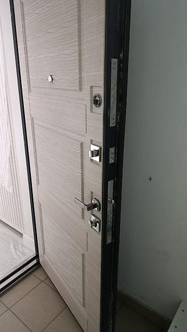 Үй жана бакча: Үйлөр жана батирлер үчүн эшик, Металлдан, Бир эшиктуу, түсү - Күрөң — 1