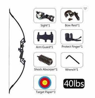 Велозапчасти: Луки рекурсивные 40 lbs, металлические, деревянные, из эпоксидной — 6