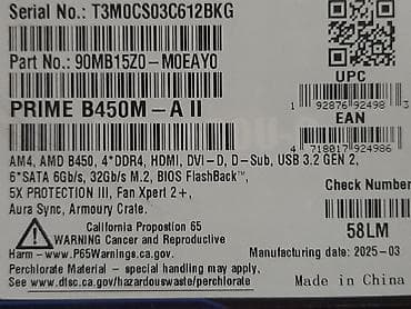 core i5 9400f: Материнская плата, Новый, Asus, AM4, Micro-ATX, Для ПК — 4