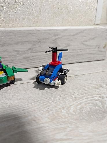 дрифт мобиль: Lego/лего 76064 Машина Гоблина: вся, кроме переднего стекла, фигурка — 3