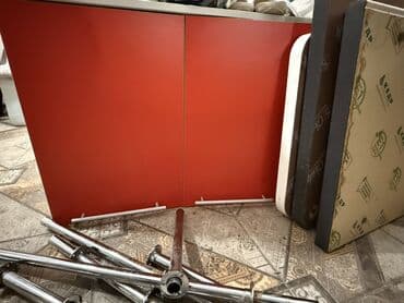 уголь каражыра бишкек: Ашкана гарнитуру, Колдонулган, түсү - Кызыл, ДСП, Өзү алып кетүү — 2