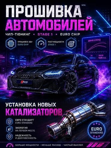 Евро прошивка автомобилей и установка новых катализаторов Услуги: -