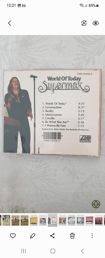 60 кг 6 серия: CD диски: Supermax, Gilla, Eagles, Nazareth, Uriah heep и т.д. Диски — 4