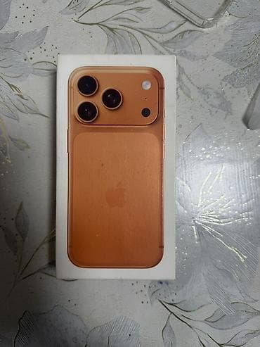 iphon 17: IPhone 17 Pro, Б/у, 256 ГБ, Оранжевый, Коробка, 99 % — 3
