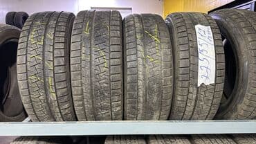 Шины 225 / 55 / R 17, Зима, Б/у, Комплект, Легковые, Япония, Bridgestone