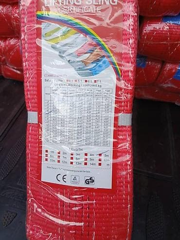 Строительное оборудование: Стропы текстильные ленточные (Lifting Sling) 5 тонн 5метир - — 2
