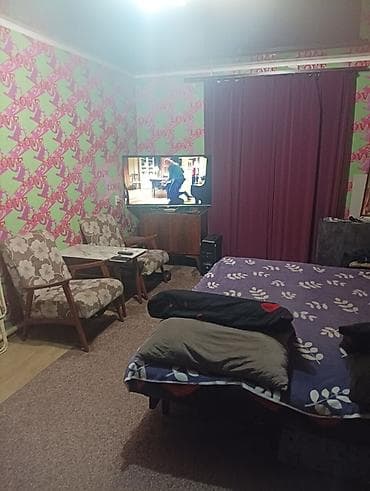 Батирлер: 1 бөлмө, 34 м², 8-мкр 104-серия, 1 кабат, Косметикалык оңдоо — 1