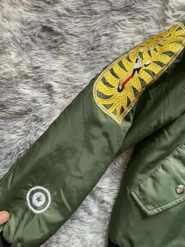 soft shell: Бомбер, Осень-весна, С вышивкой, M — 3