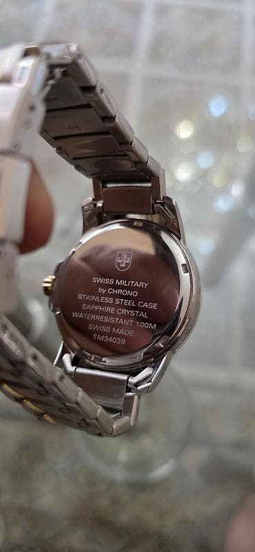 эргорюкзак бишкек: Классикалык сааттар саат, Swiss Military, Швейцария, Суу өткөрбөөчү, Эркектердики, Колдонулган — 2