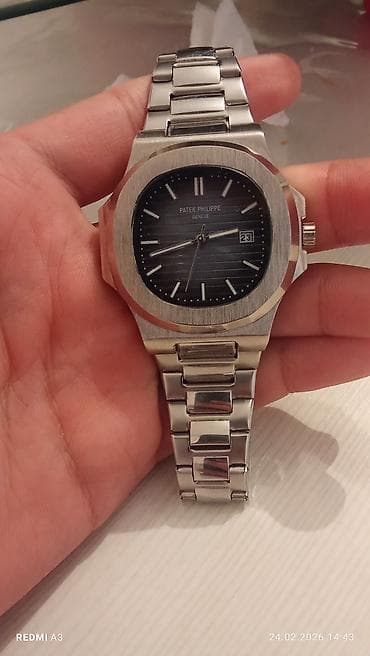 Сумки: Часы Patek Philippe Nautilus, стальной корпус и браслет. - Корпус — 2