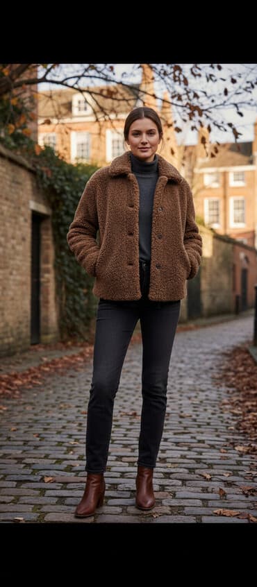 Тедди-куртка из мягкого «овчинного» меха