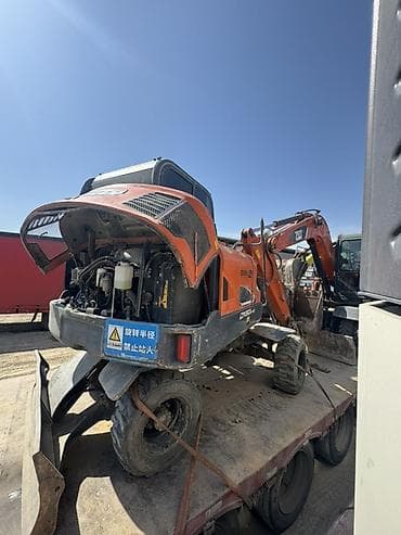 установка задней камеры на авто: Экскаватор, Doosan, Колесный — 5