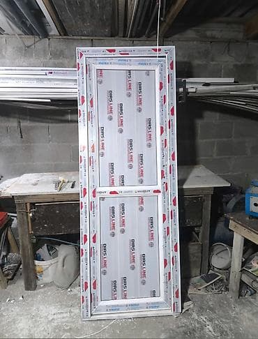 серебряные контакты: Алюминиевые и ПВХ двери под заказ - Варианты: глухие, остеклённые, с — 4