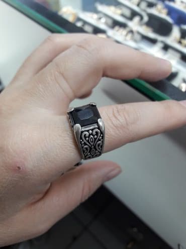 где можно купить обручальные кольца недорого: Серебро 925пробы производитель турция камень чёрный агат все размеры — 4