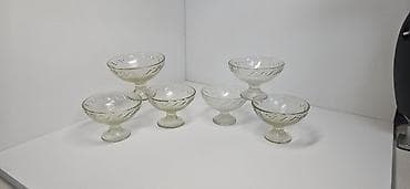 Личные вещи: Креманки 1960г. СССР, 10 штук в наличии, Новые, "Уршельский стекольный — 1