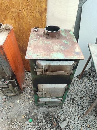 печь отработка: Твердотопливная печь-буржуйка с тремя камерами и Кател газовый - — 10