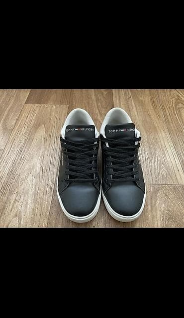 dunk low: Стильные кеды полуклассический Tommy Hilfiger, в отличном состоянии — 2