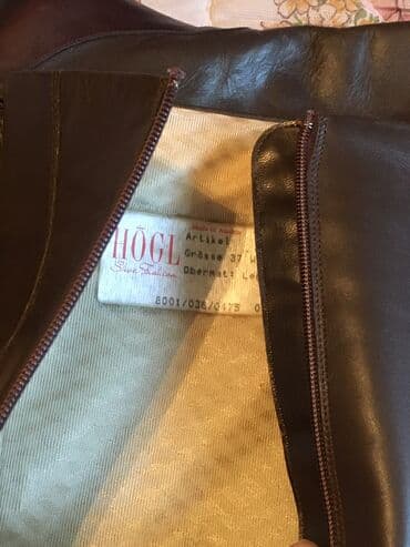 сапоги из натурального меха и кожи: Новые, демисезонные сапоги из натуральной кожи 36-го разм — 2