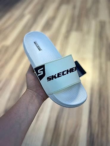 белые босоножки: Мужские сандалии, 42, Skechers, Новый, цвет - Белый — 1