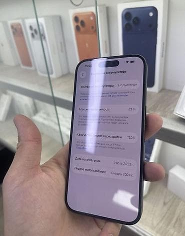 apple iphone x: IPhone 15 Pro, Б/у, 256 ГБ, Blue Titanium, Коробка — 4