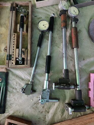 инструменты для гаража: Патрон токарный 160ммс планшайбой нутромеры линейки Токарные — 1