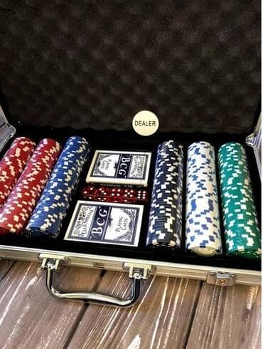 набор фишек для покера: Покерный набор - этонабор для игры в покер в алюминиевом кейсе (300 — 2