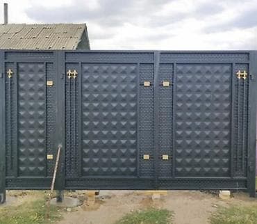 Стальные, Автоматические, Длина: 4 м, Другой бренд, Для частного дома, С калиткой, Оптом, Новый, Бесплатная установка