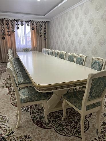 сонун мебель: Конок бөлмөсү үчүн үстөл жана отургуч — 5