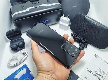 mi camera: Samsung Galaxy S20 Ultra, Б/у, 256 ГБ, цвет - Черный, 1 SIM, 2 SIM, eSIM — 2