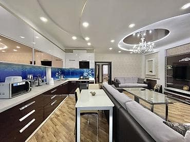 osh flat: 3 комнаты, 100 м², Элитка, 5 этаж, Евроремонт — 2