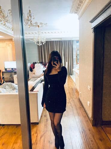 прокат карнавальных костюмов в бишкеке бишкек: Вечернее платье, Короткая модель, С рукавами, Стразы, S, M — 2