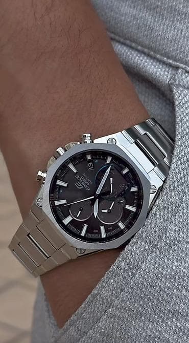 Аксессуарлар: СРОЧНО ПРОДАЮ CASIO Edifice — многофункциональные мужские часы с — 4